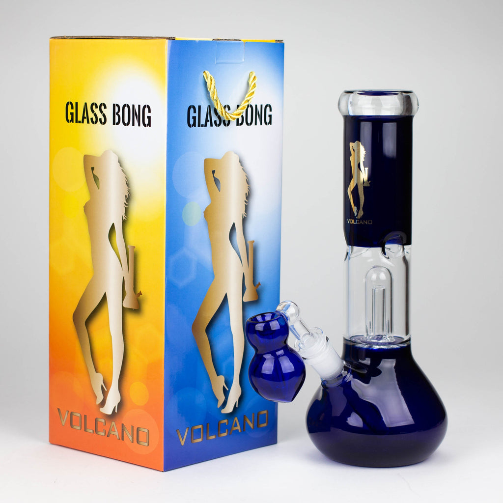 Volcano | 11" Glass Bong with percolator [AK03]