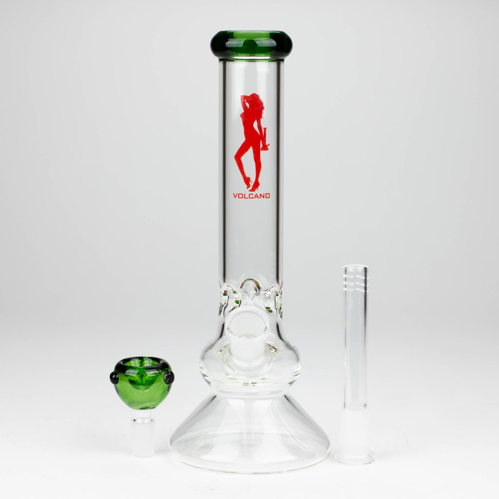 Volcano | 10" Glass Bong with Bowl [AK2034]