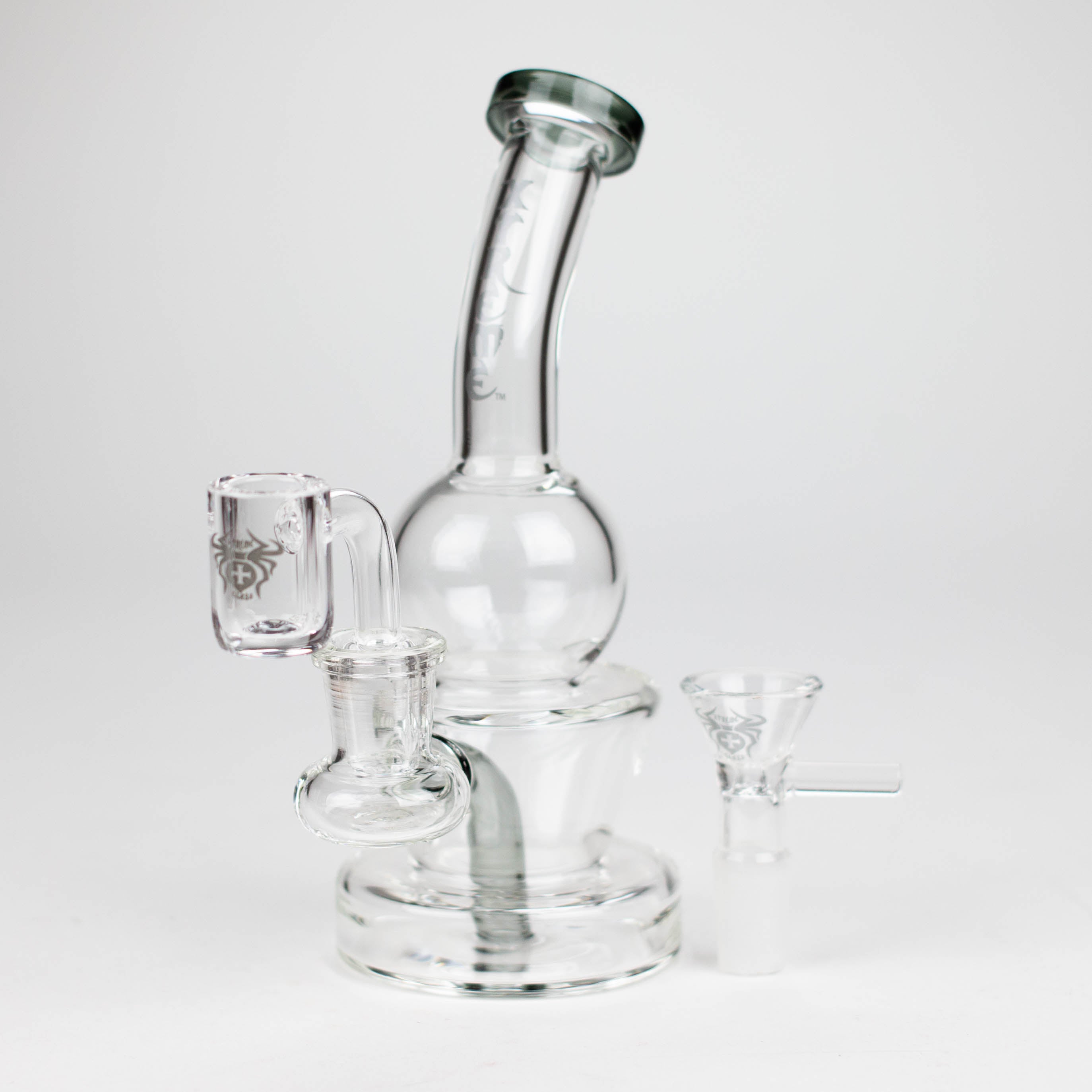 Xtreme | 6.9" Glass 2-in-1 bubbler [DCK010]