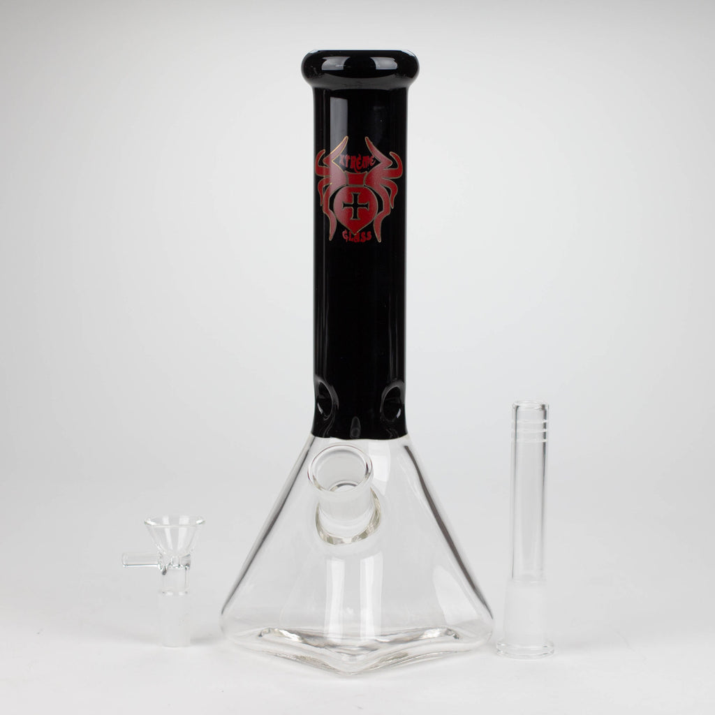 Xtreme | 10" Pyramid glass water bong [AK085]