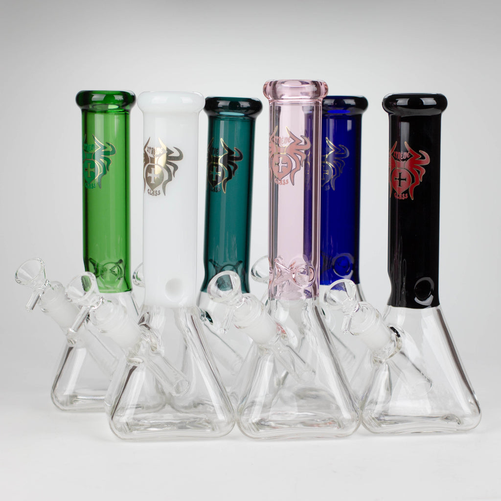 Xtreme | 10" Pyramid glass water bong [AK085]