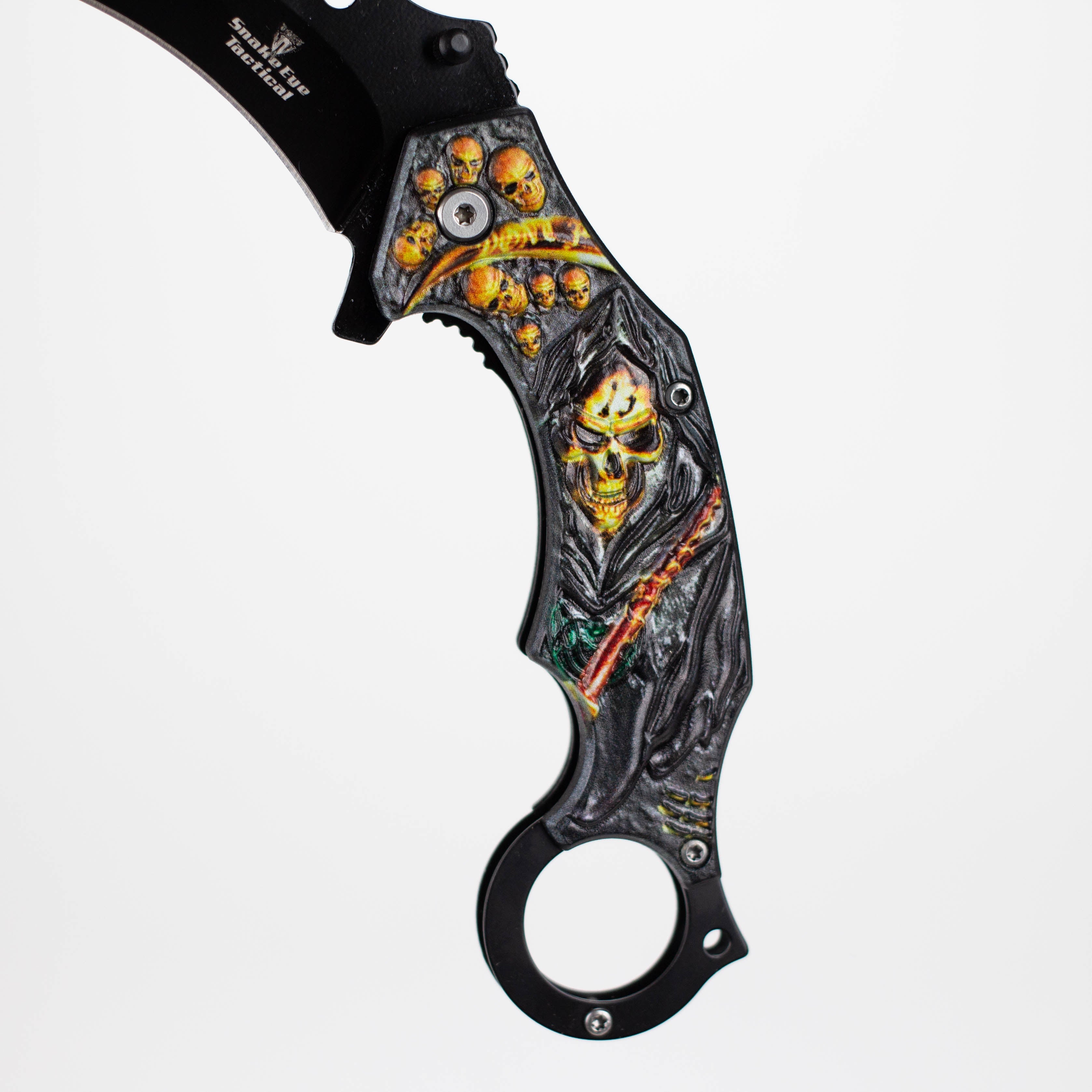 Snake Eye | Skull Design folding Karambit 3 " Blade [SE-12990]