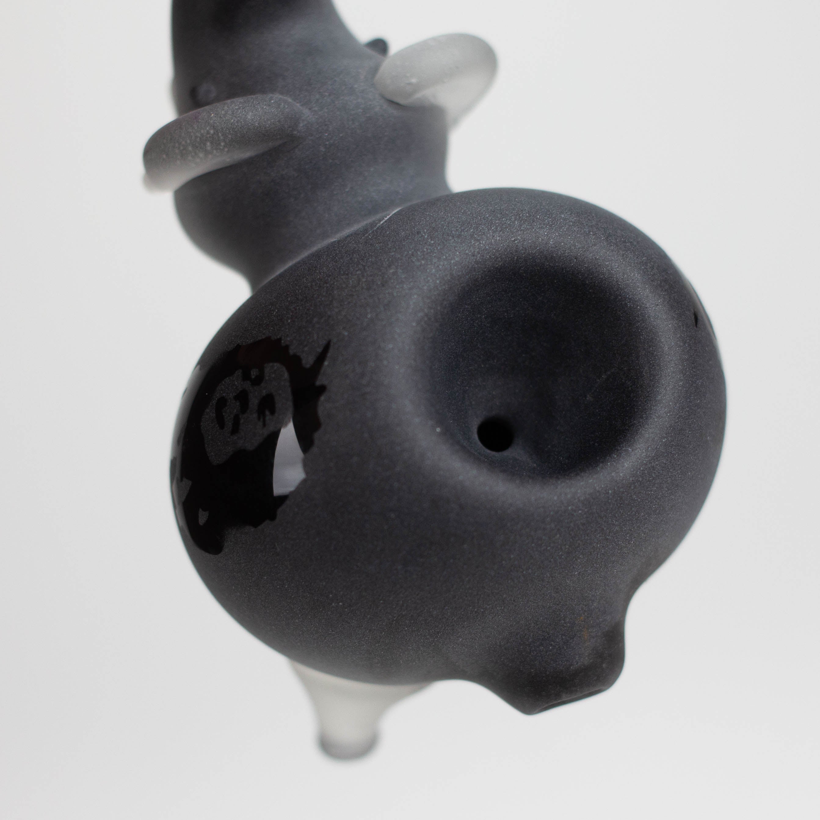 4.25" Elephant Frosted Glass Pipe - Assorted Colors [PIP187]