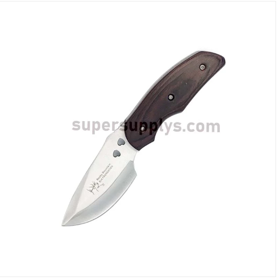 8" BUCK 480 ROCKY MTN ELK FOUNDATION KNIFE & SHEATH