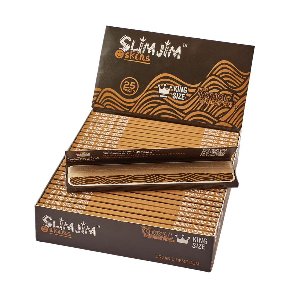 Slimjim - Natural King Size Skins Box of 25