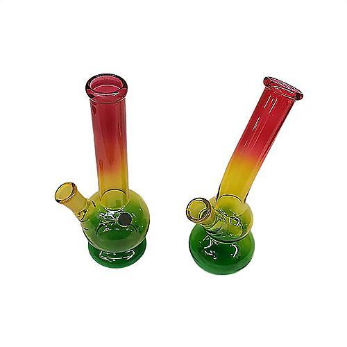 7" Rasta Color Water pipe-Designs Assorted