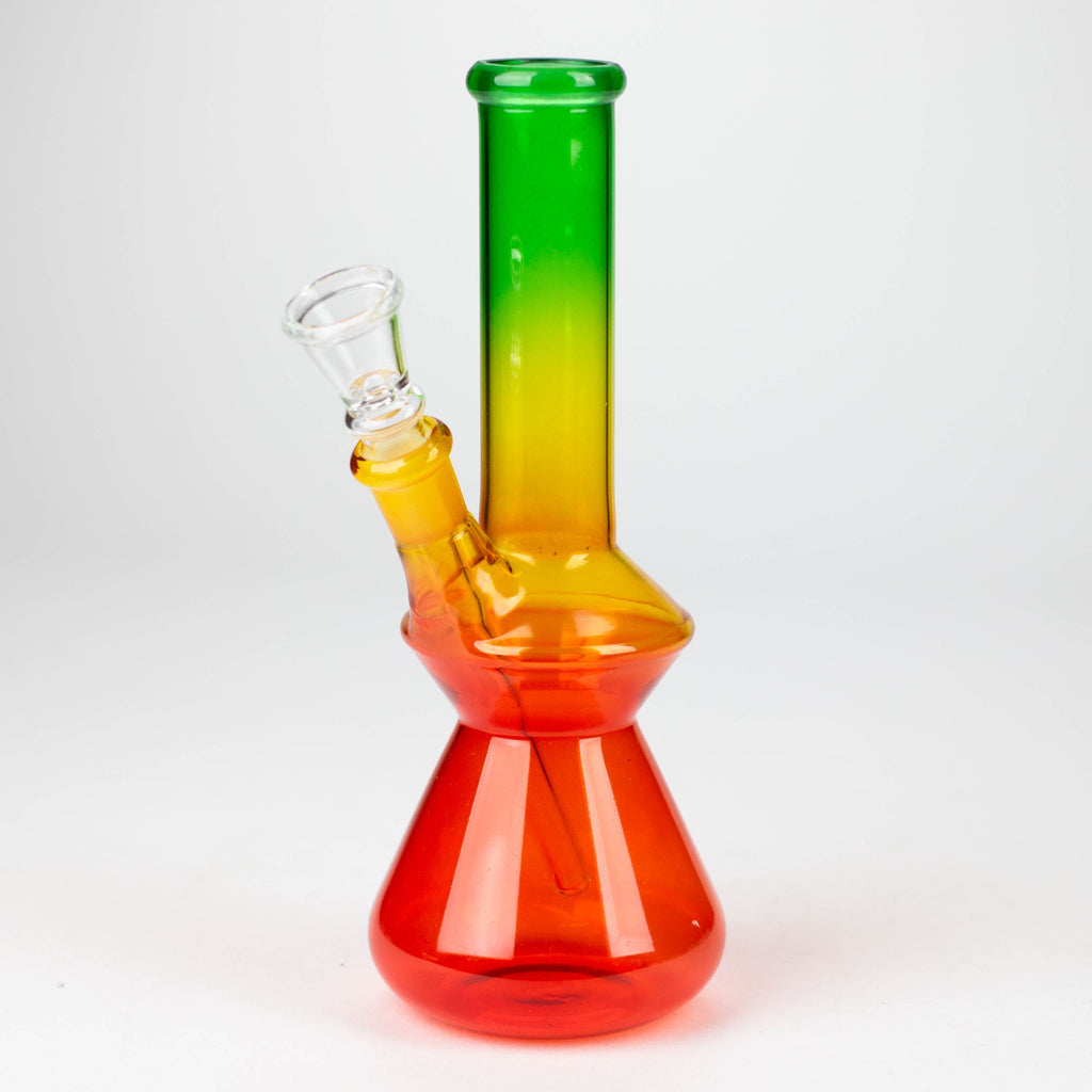 7" Rasta Color Water pipe-Designs Assorted