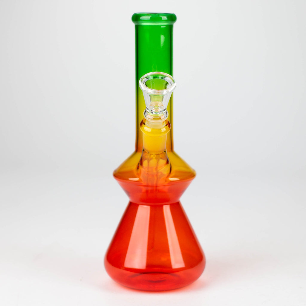 7" Rasta Color Water pipe-Designs Assorted
