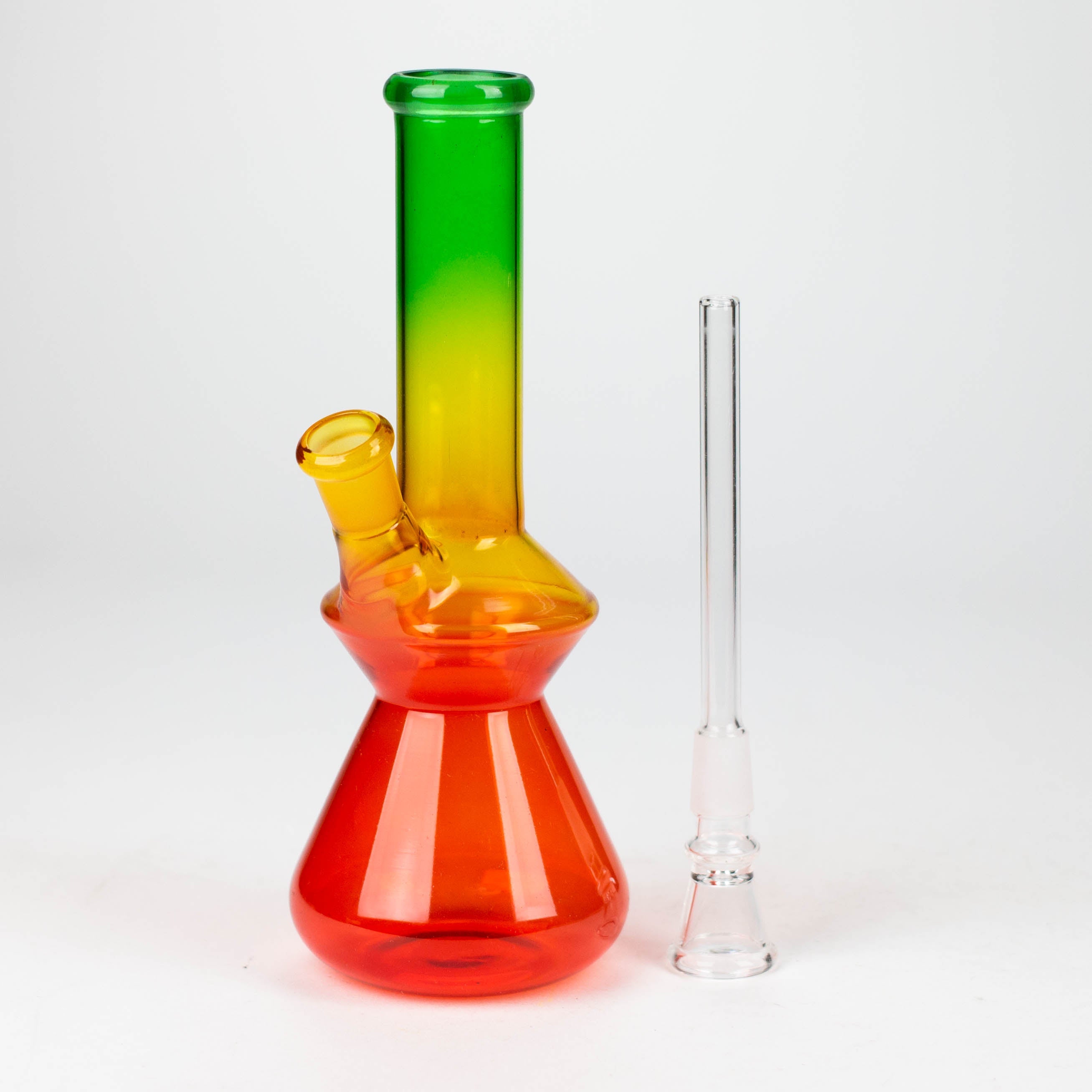 7" Rasta Color Water pipe-Designs Assorted