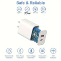 Dual Output USB-C + USB-A Charger