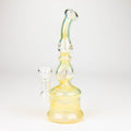 8" gold fumed glass water Pipe