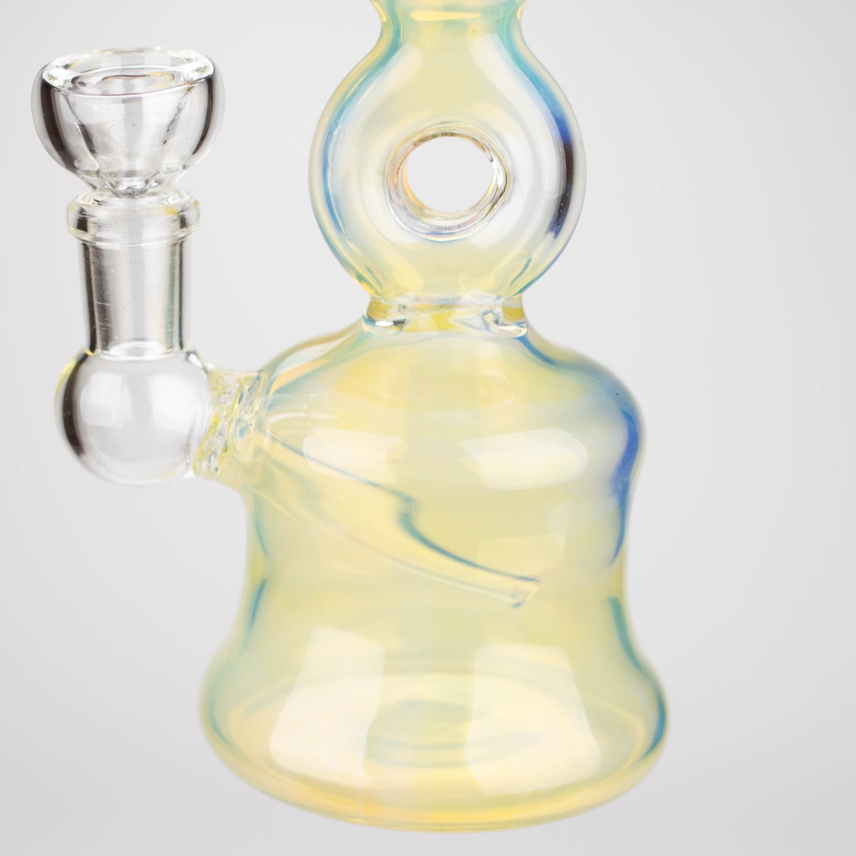 8" gold fumed glass water Pipe