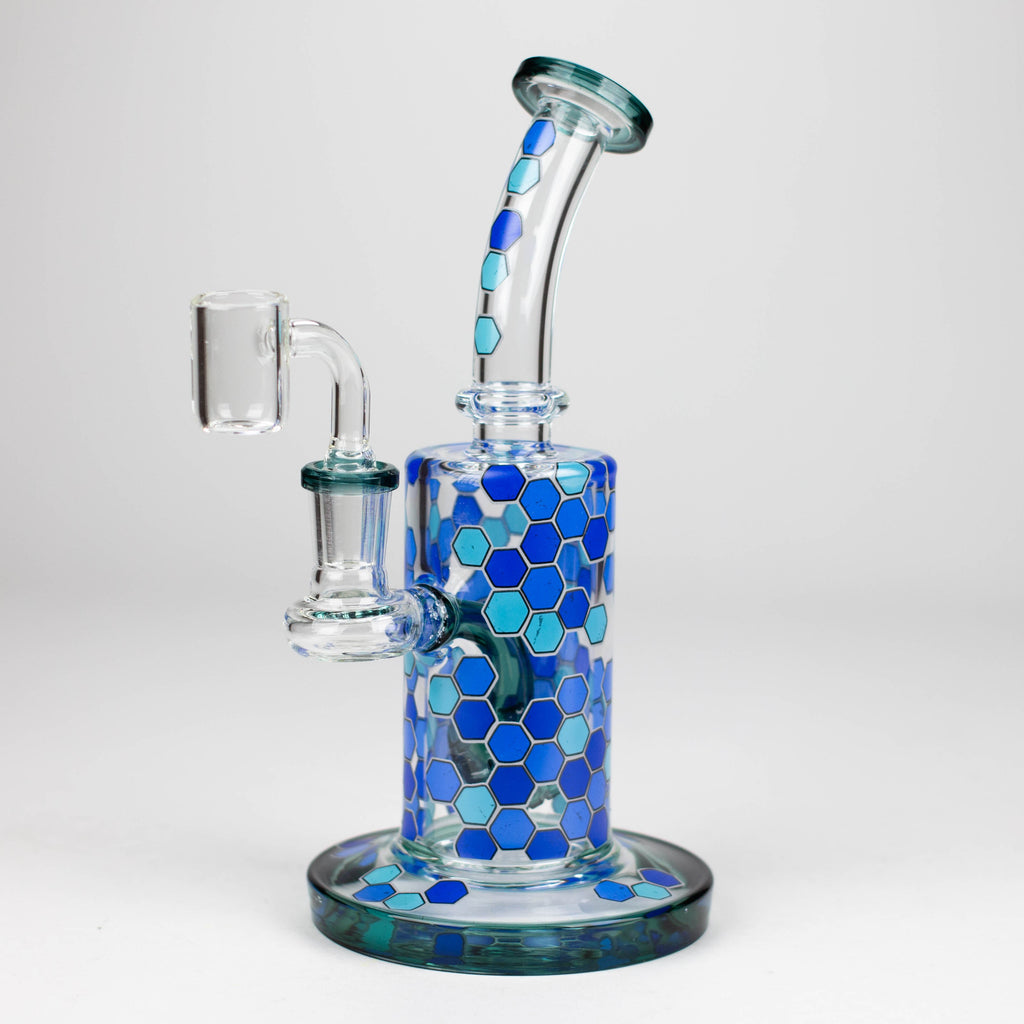 Z8" Color accented Rig With Banger and Bowl