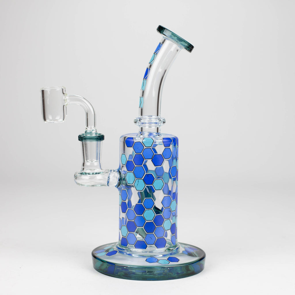 Z8" Color accented Rig With Banger and Bowl
