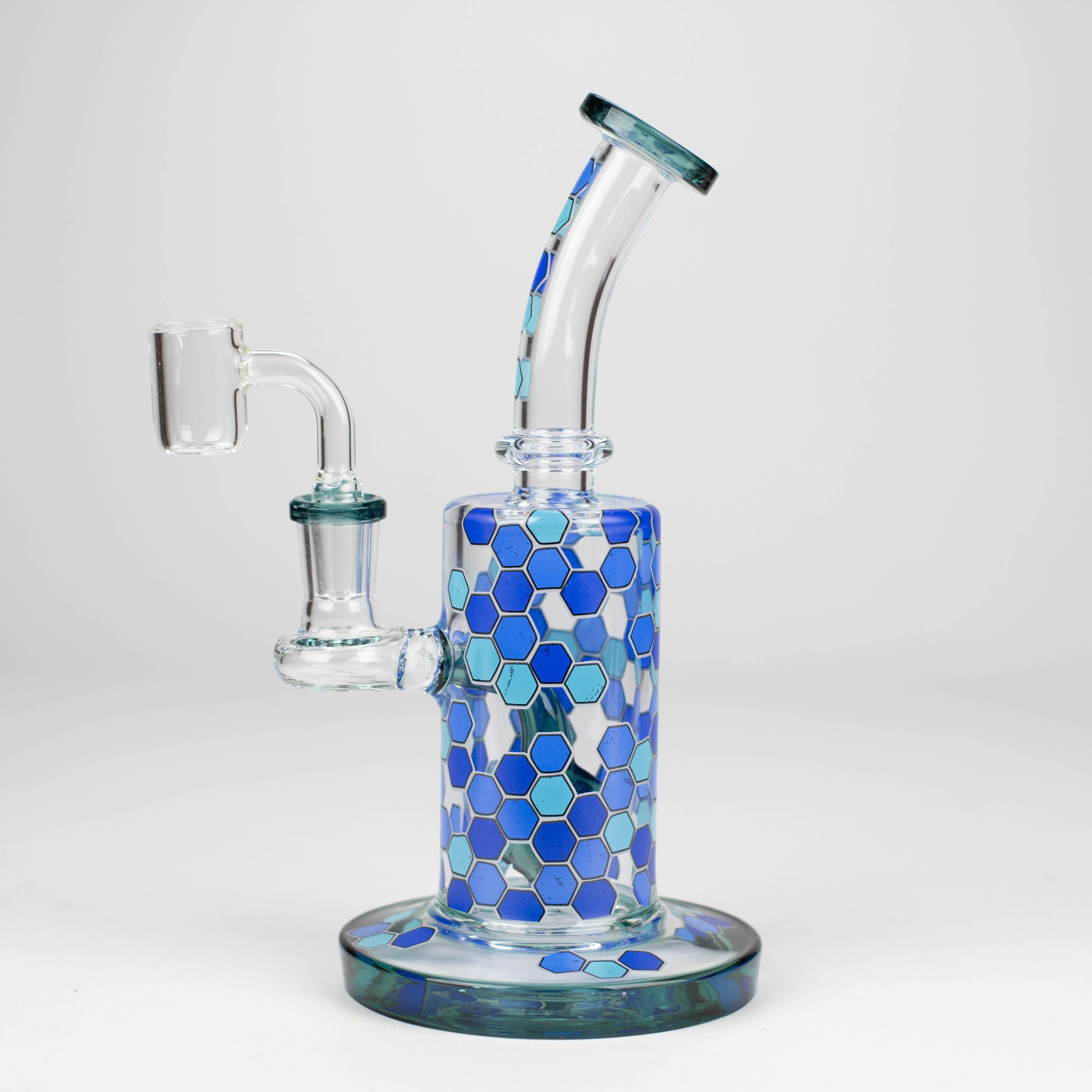 Z8" Color accented Rig With Banger and Bowl