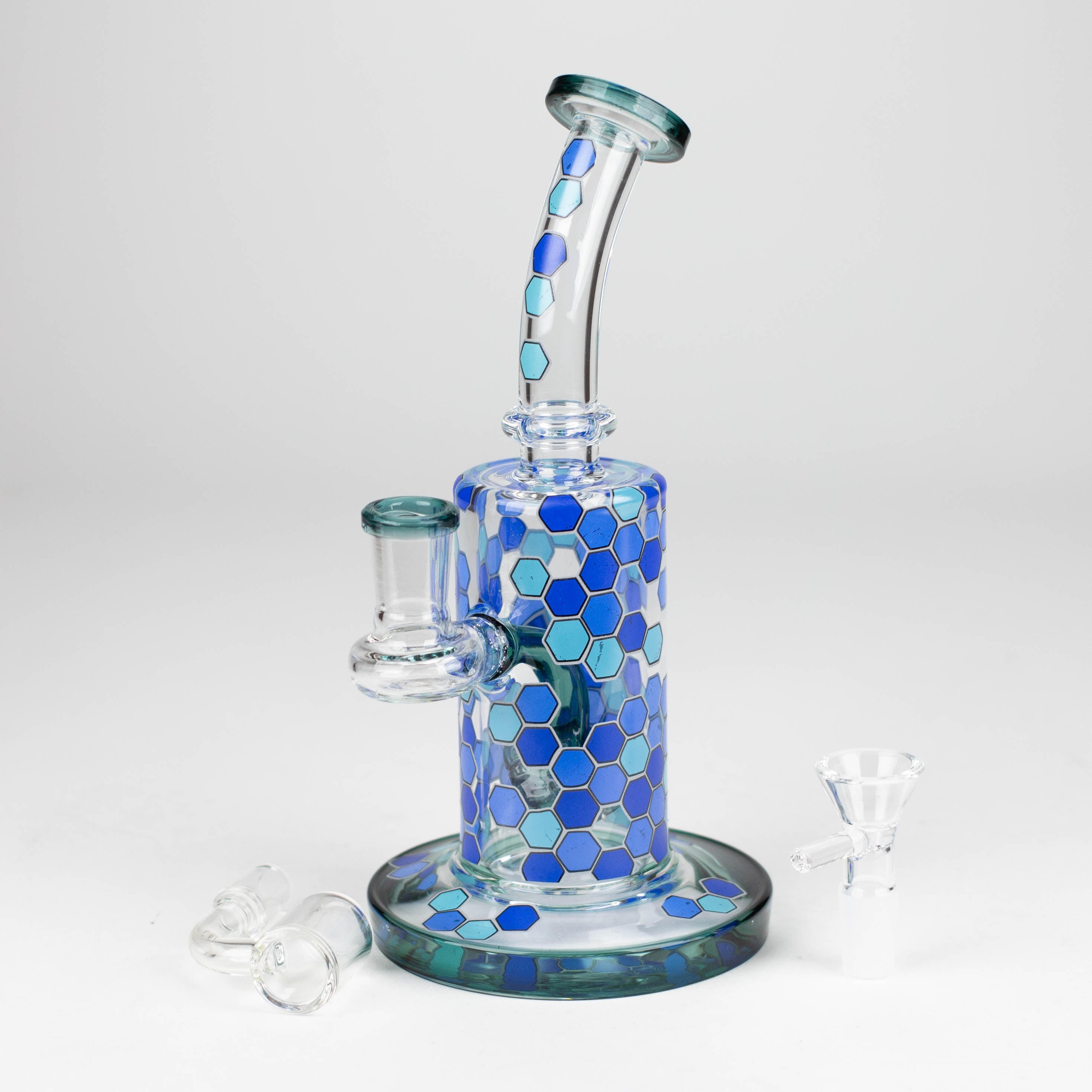 Z8" Color accented Rig With Banger and Bowl