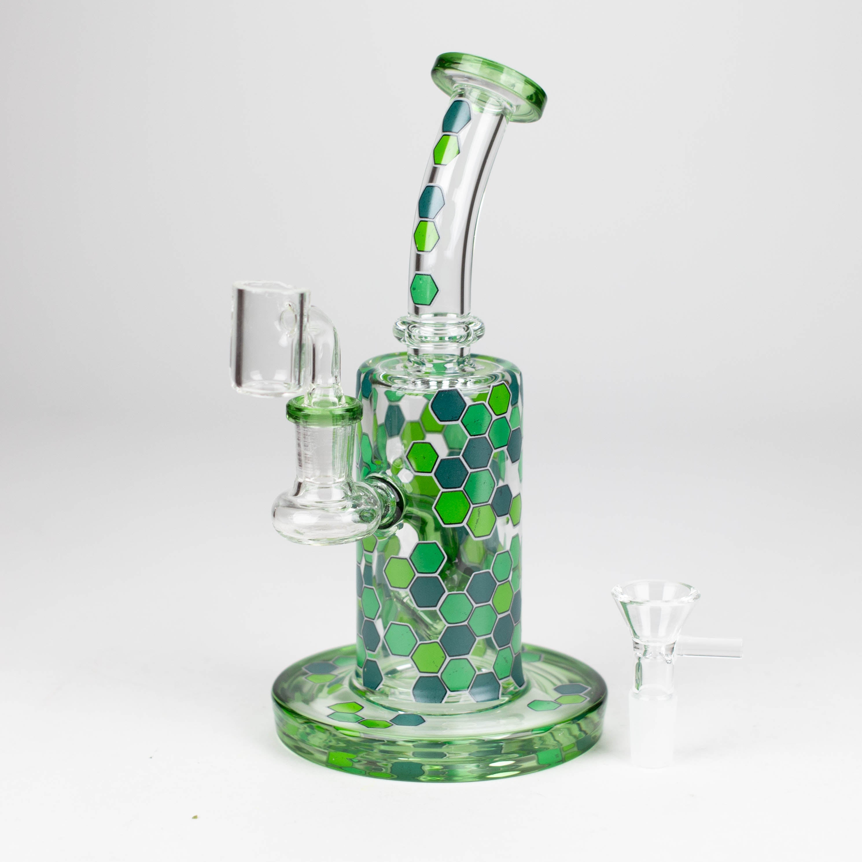 Z8" Color accented Rig With Banger and Bowl