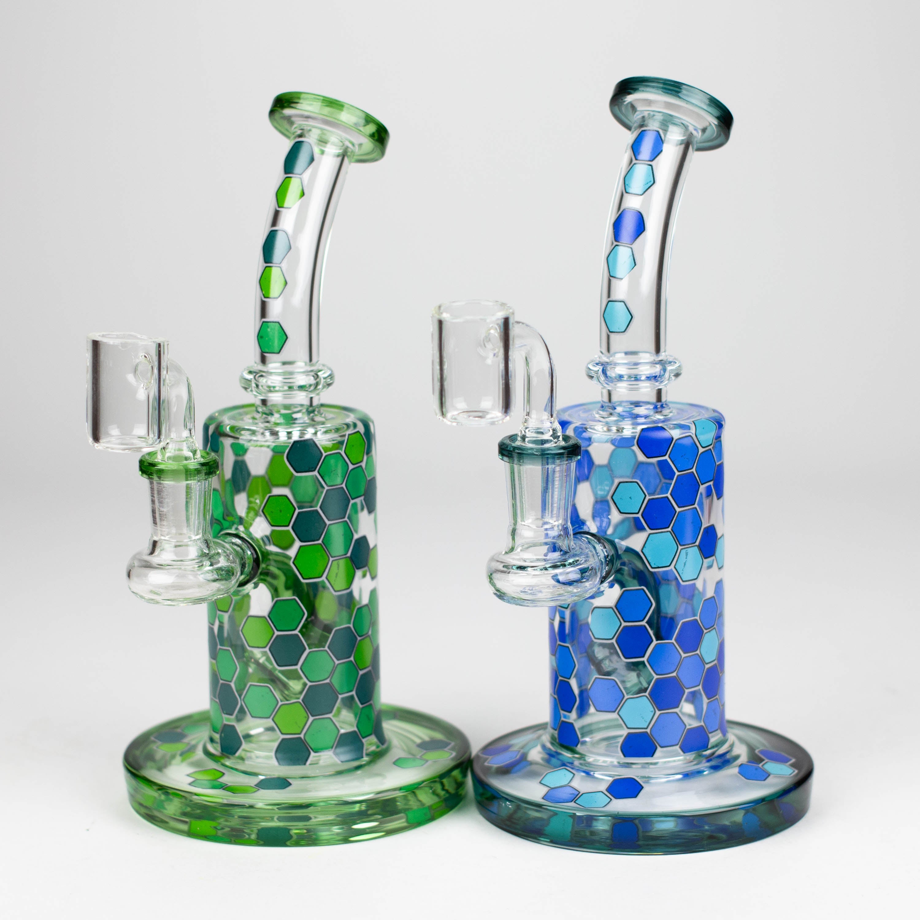 Z8" Color accented Rig With Banger and Bowl