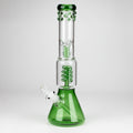 Z14" Color accented 7 mm glass water bong