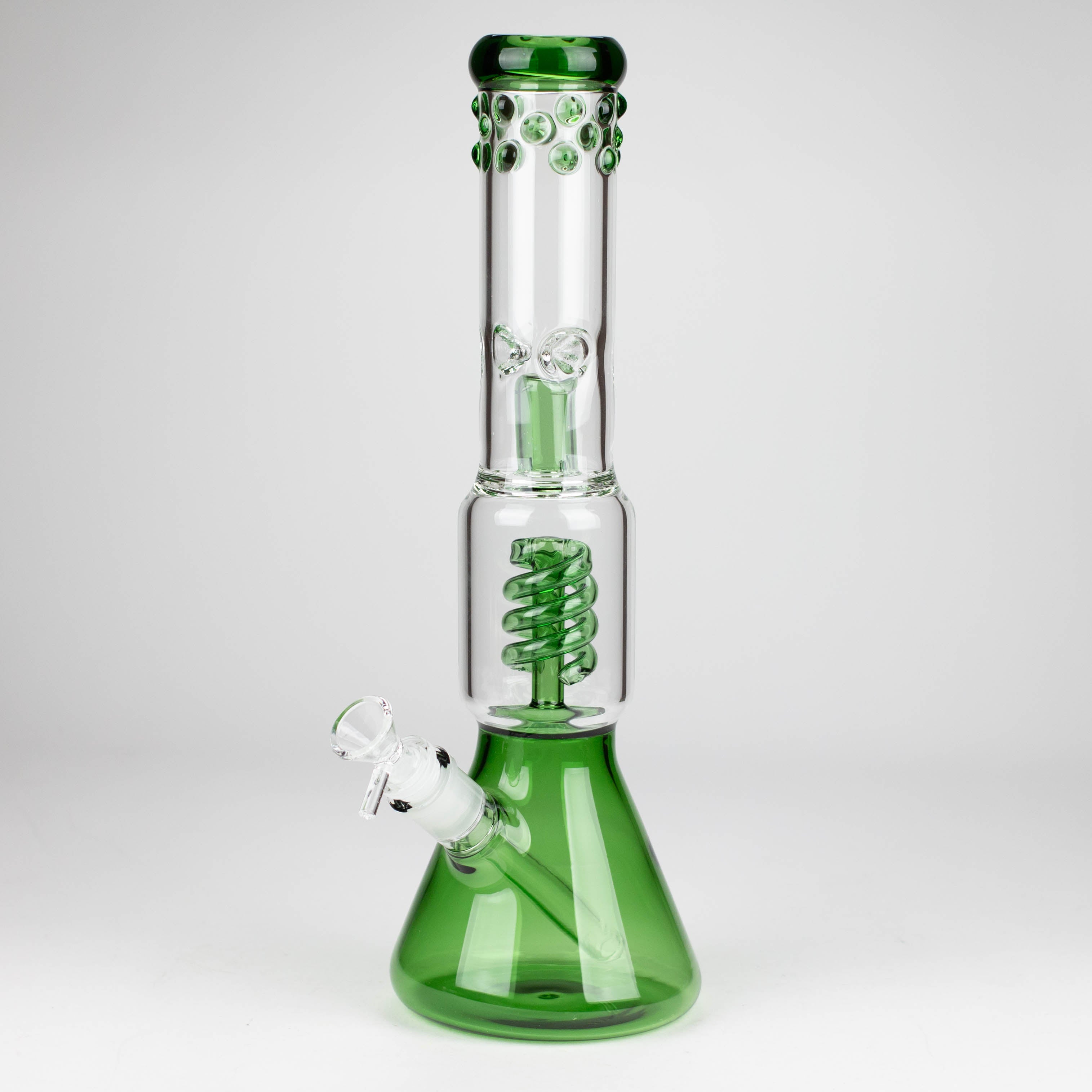 Z14" Color accented 7 mm glass water bong