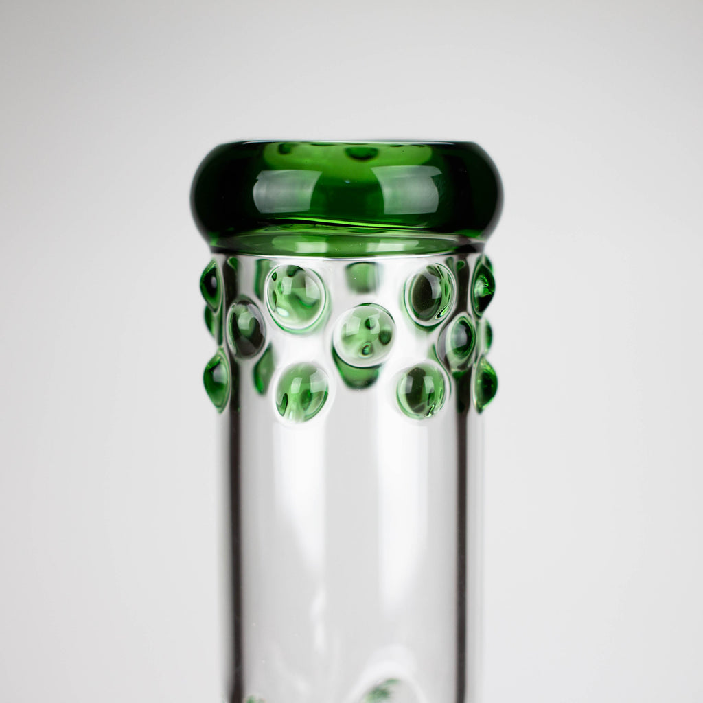 Z14" Color accented 7 mm glass water bong