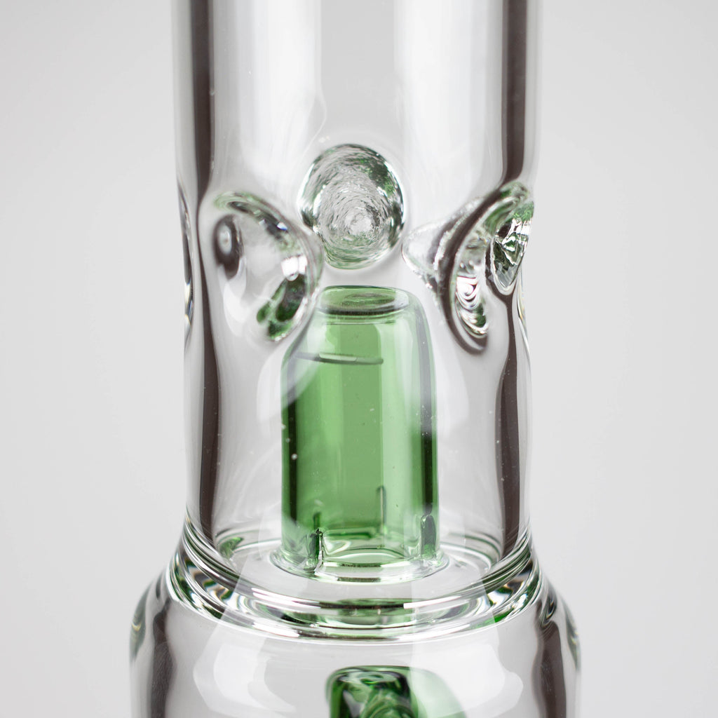 Z14" Color accented 7 mm glass water bong