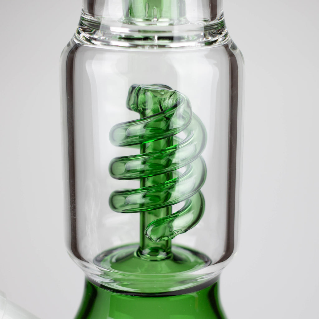 Z14" Color accented 7 mm glass water bong