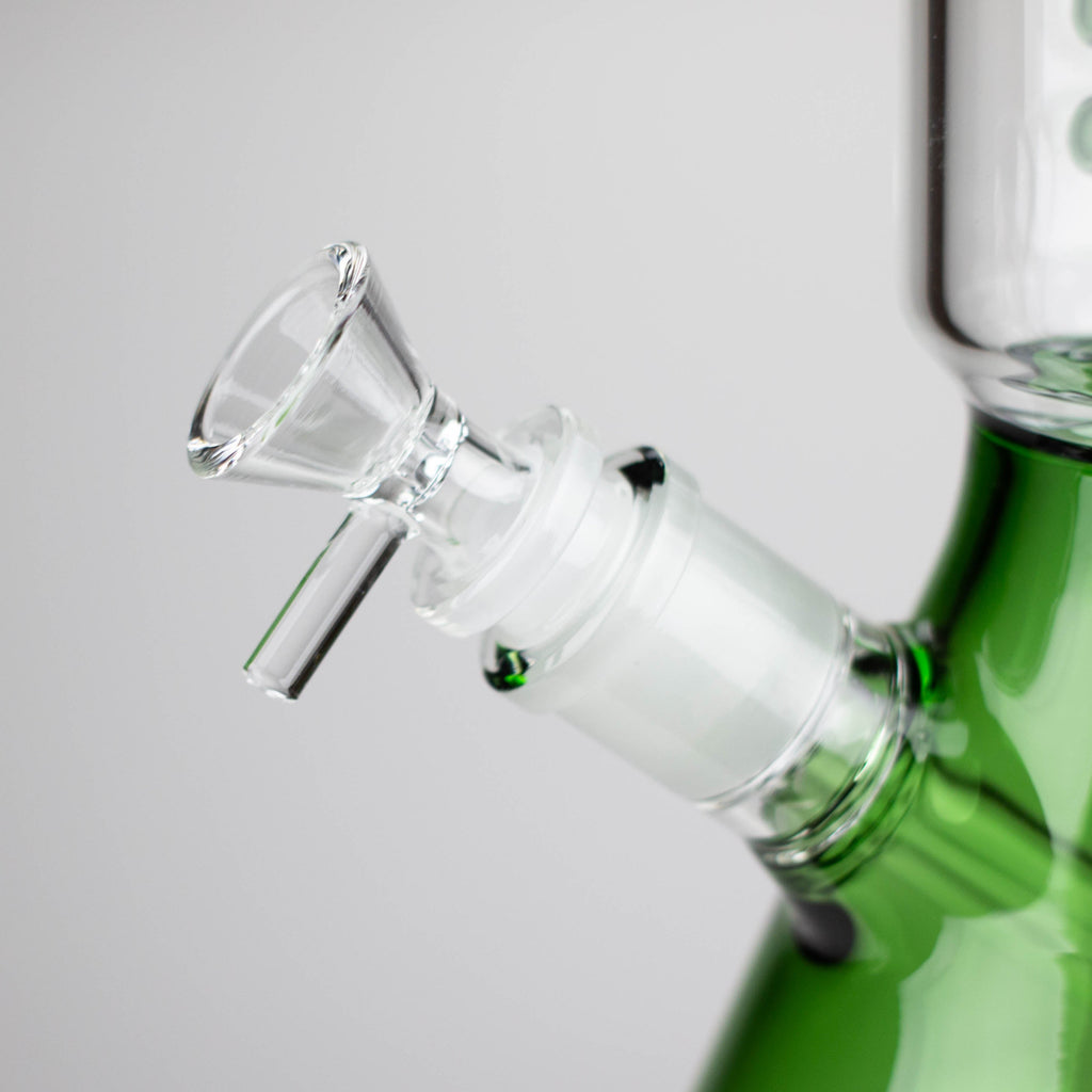 Z14" Color accented 7 mm glass water bong