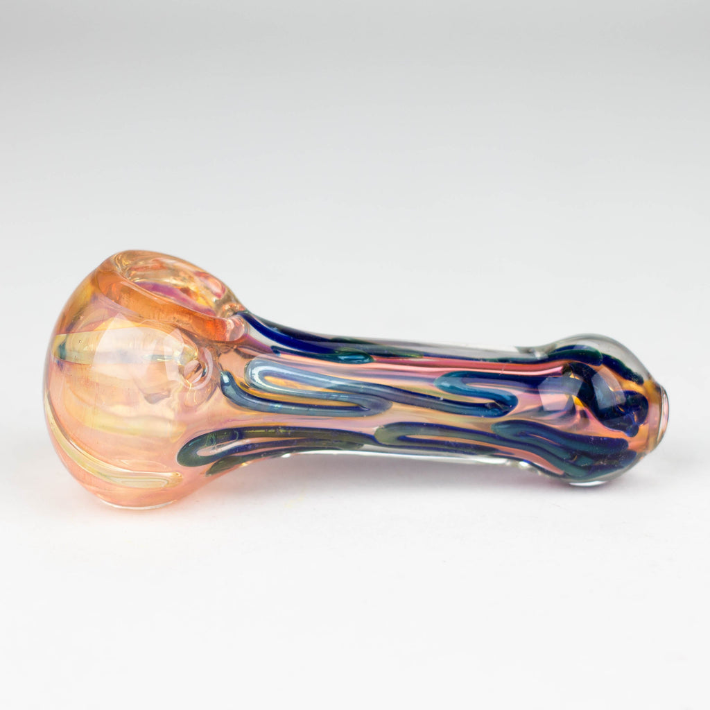 5'' Gold Fuming Pipe-Pack of 2
