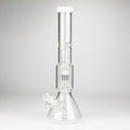 Z16" Color accented 7 mm glass water bong With Dffiuser