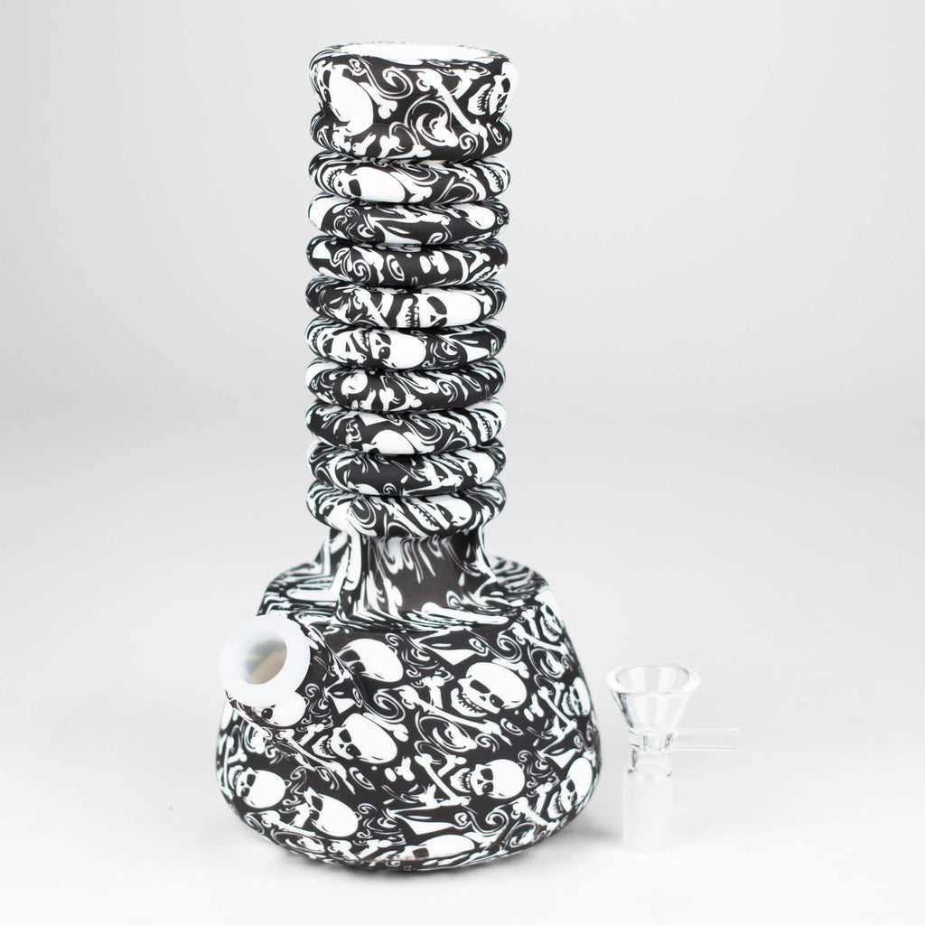 Z9"-15" extendable silicone water bong