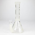 8" GLOW IN DARK BEAKER GLASS BONG