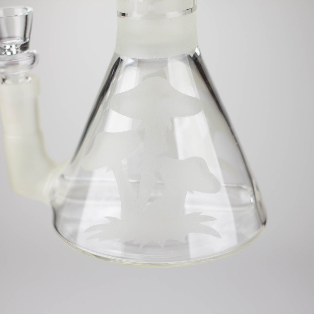 12" GLOW IN DARK BEAKER BONG WITH ICE CATCHER
