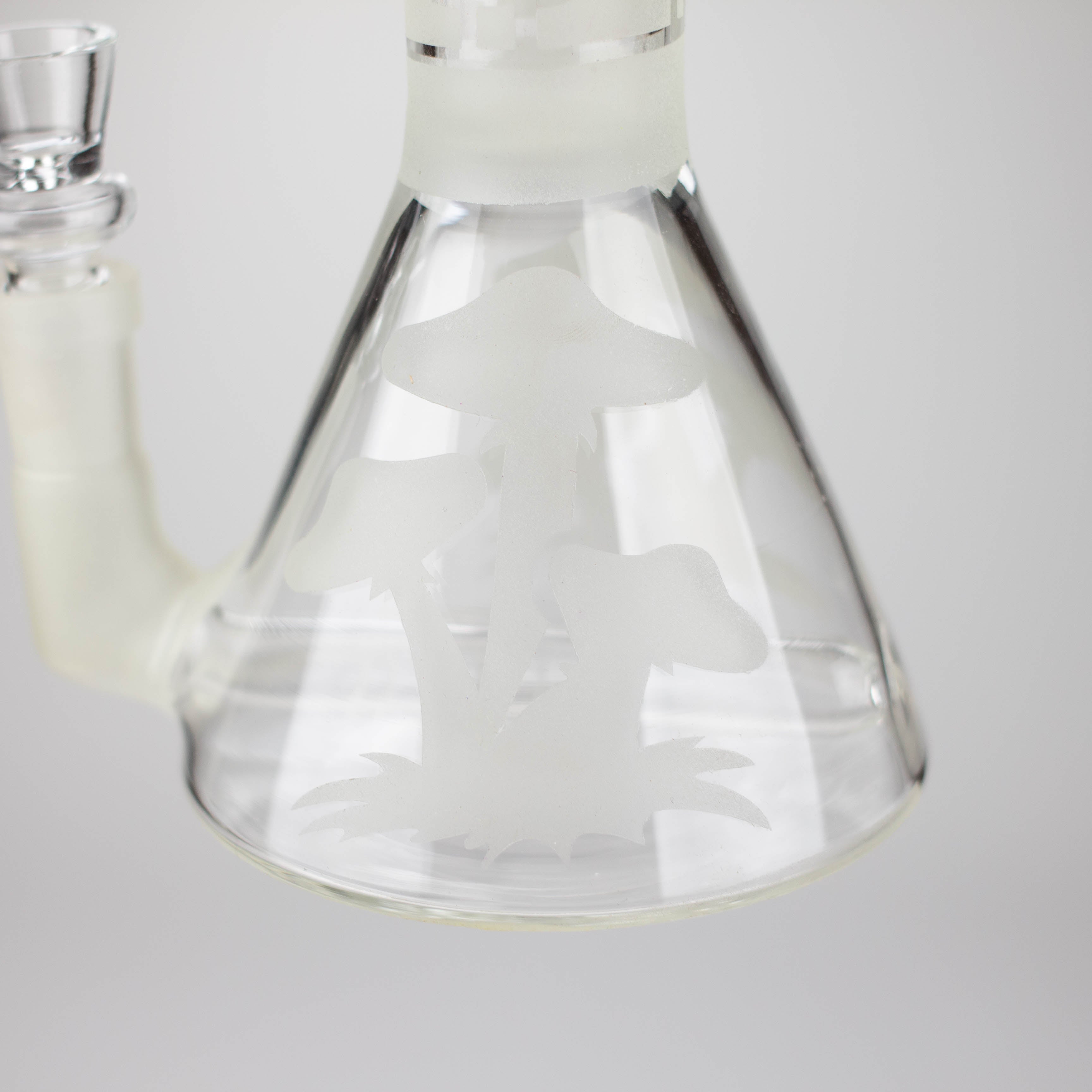 12" GLOW IN DARK BEAKER BONG WITH ICE CATCHER