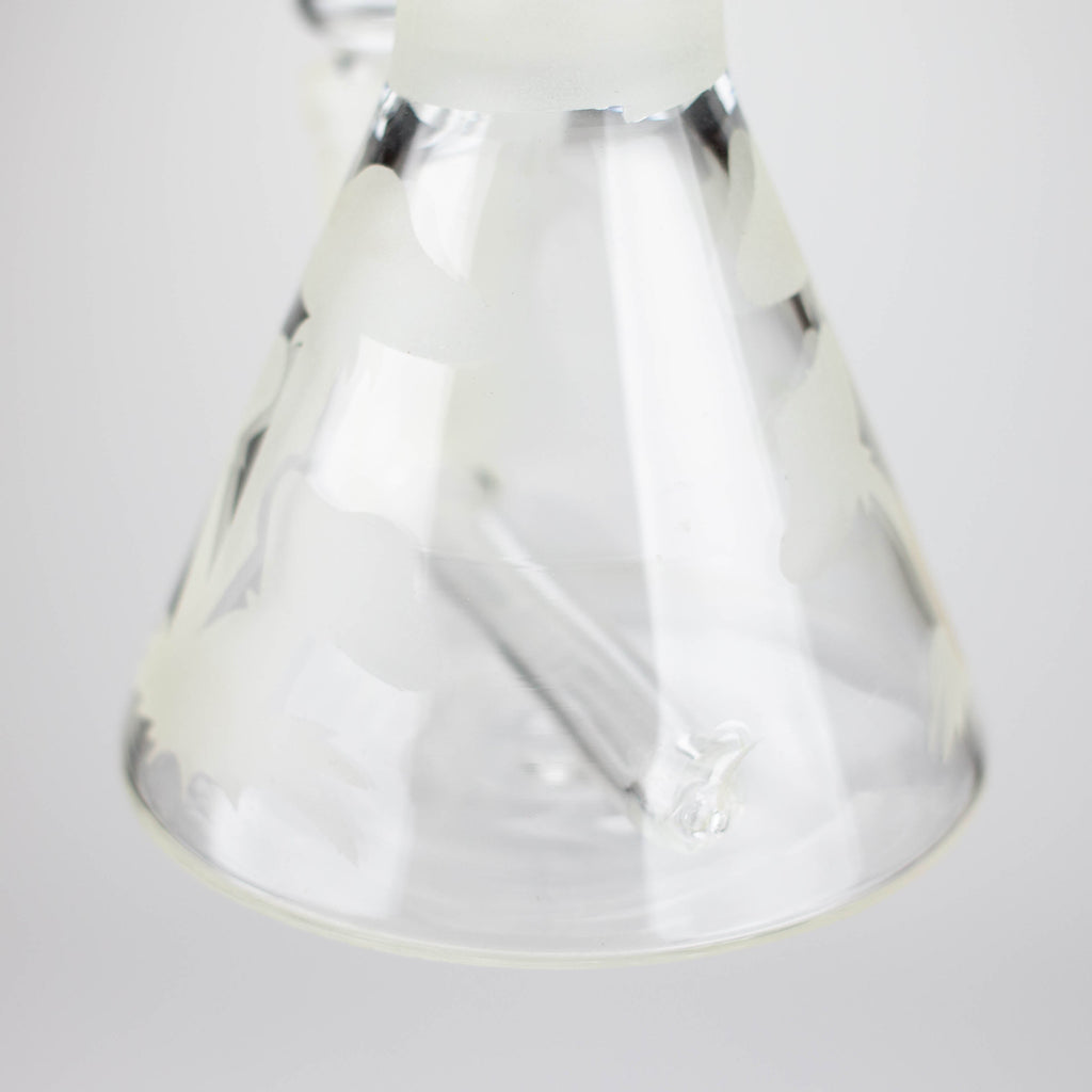 12" GLOW IN DARK BEAKER BONG WITH ICE CATCHER