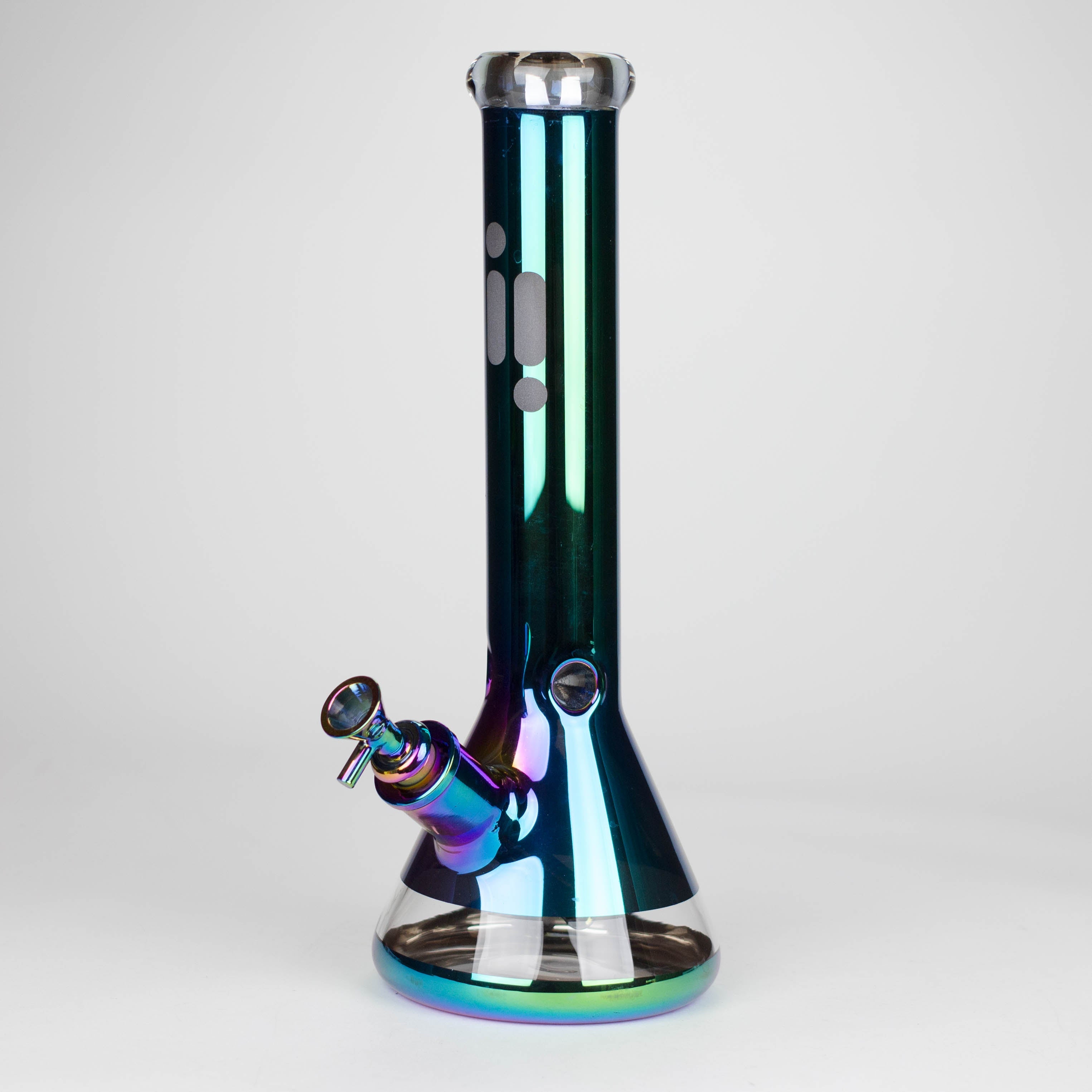 13.5" Infyniti 7 mm metallic beaker bong ( GP2041 )