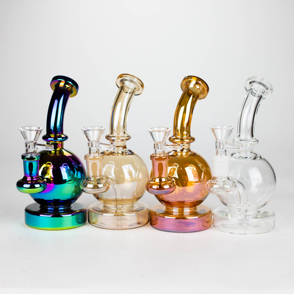 Z7" Solid Color Electroplate Rig with Banger and Bowl