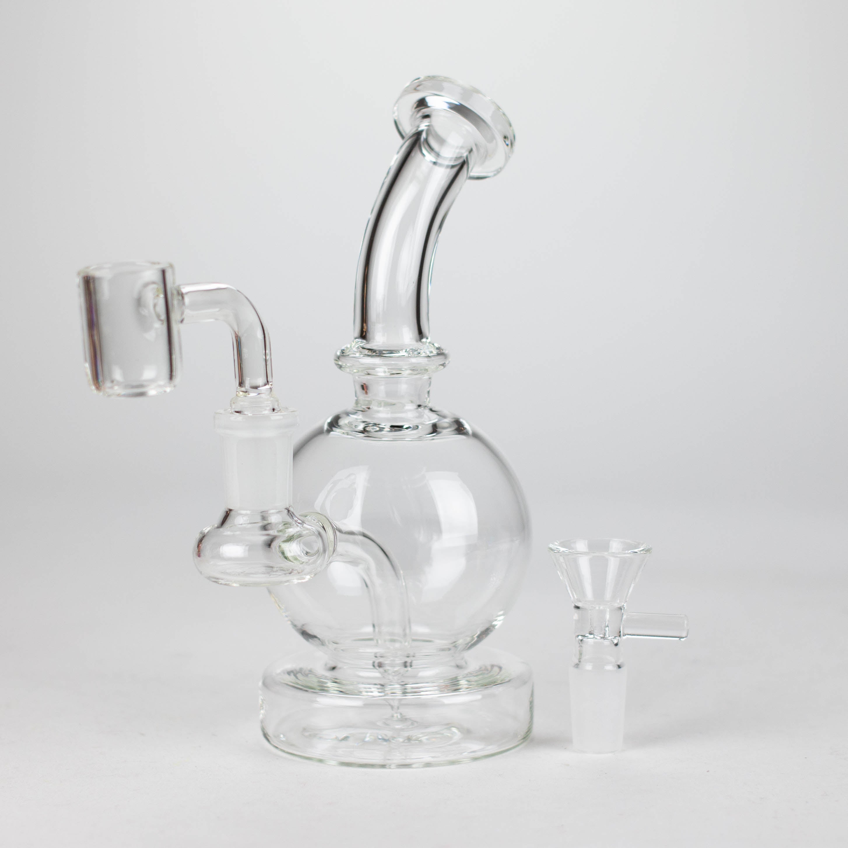 Z7" Solid Color Electroplate Rig with Banger and Bowl