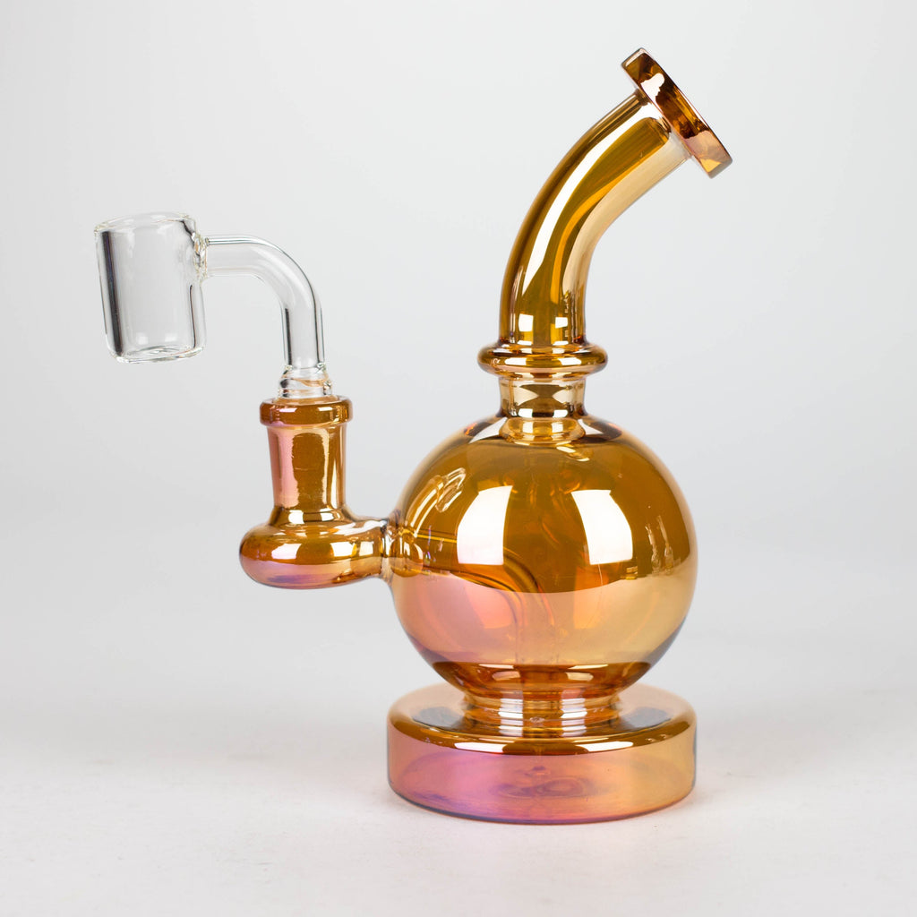 Z7" Solid Color Electroplate Rig with Banger and Bowl