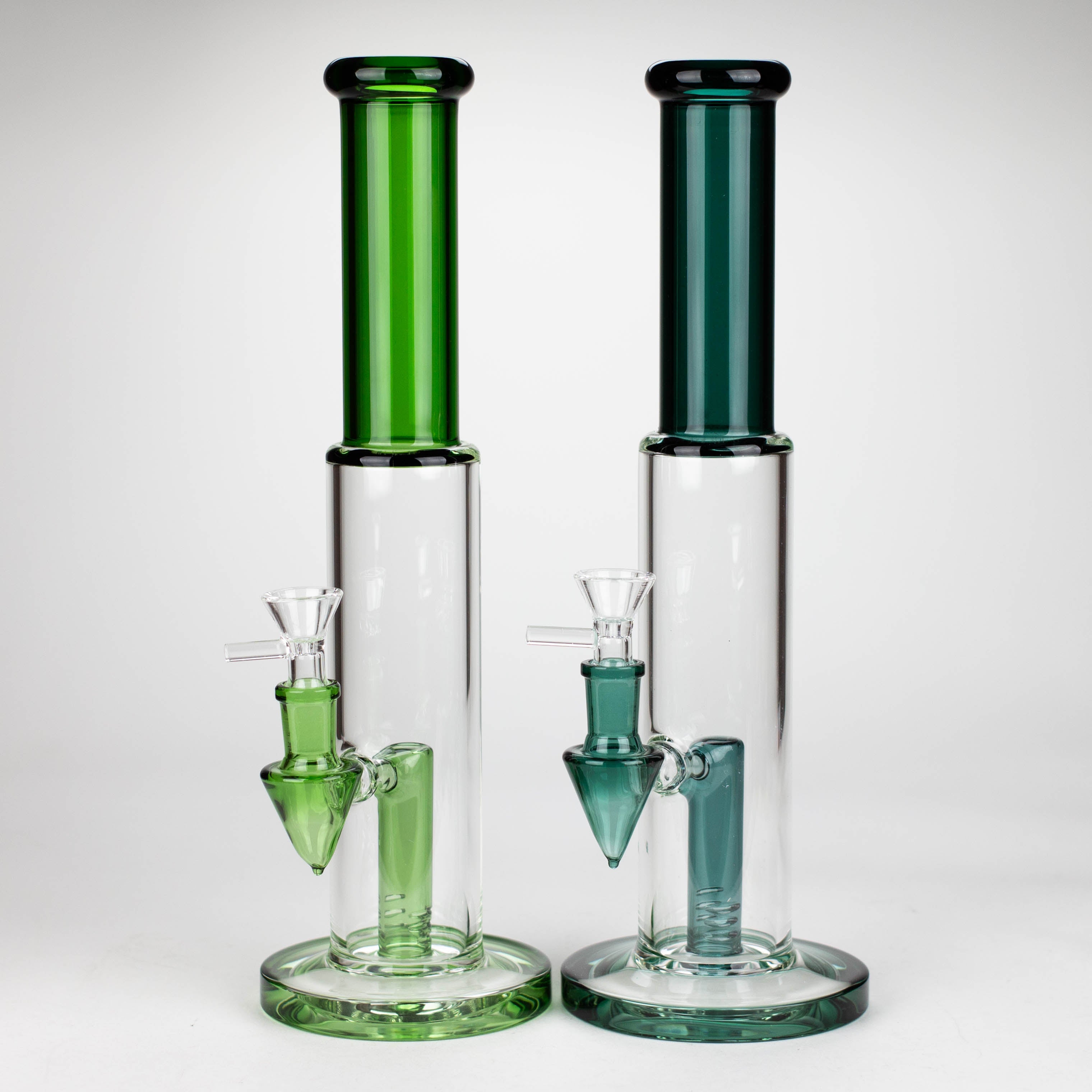 Z12" Color Accented Glass Rig With Banger and Bowl