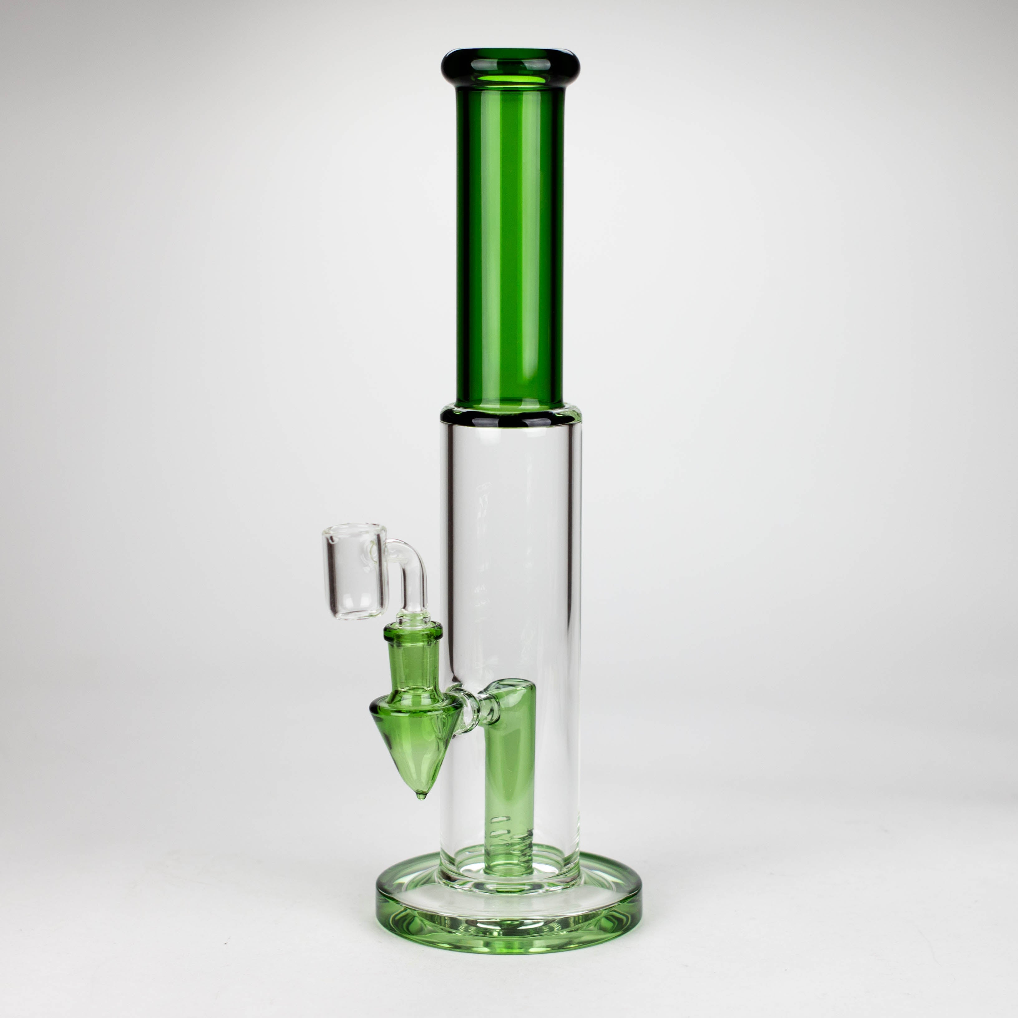 Z12" Color Accented Glass Rig With Banger and Bowl