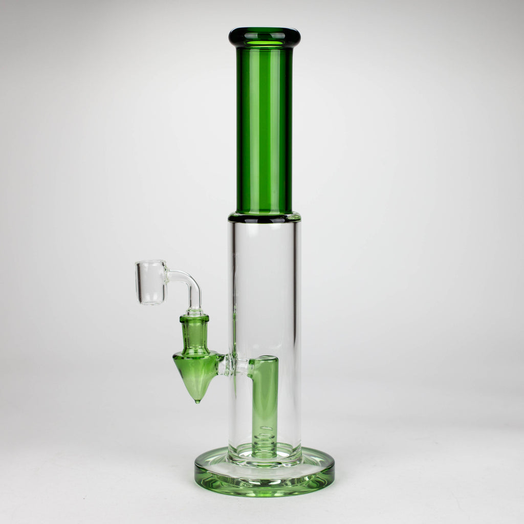 Z12" Color Accented Glass Rig With Banger and Bowl