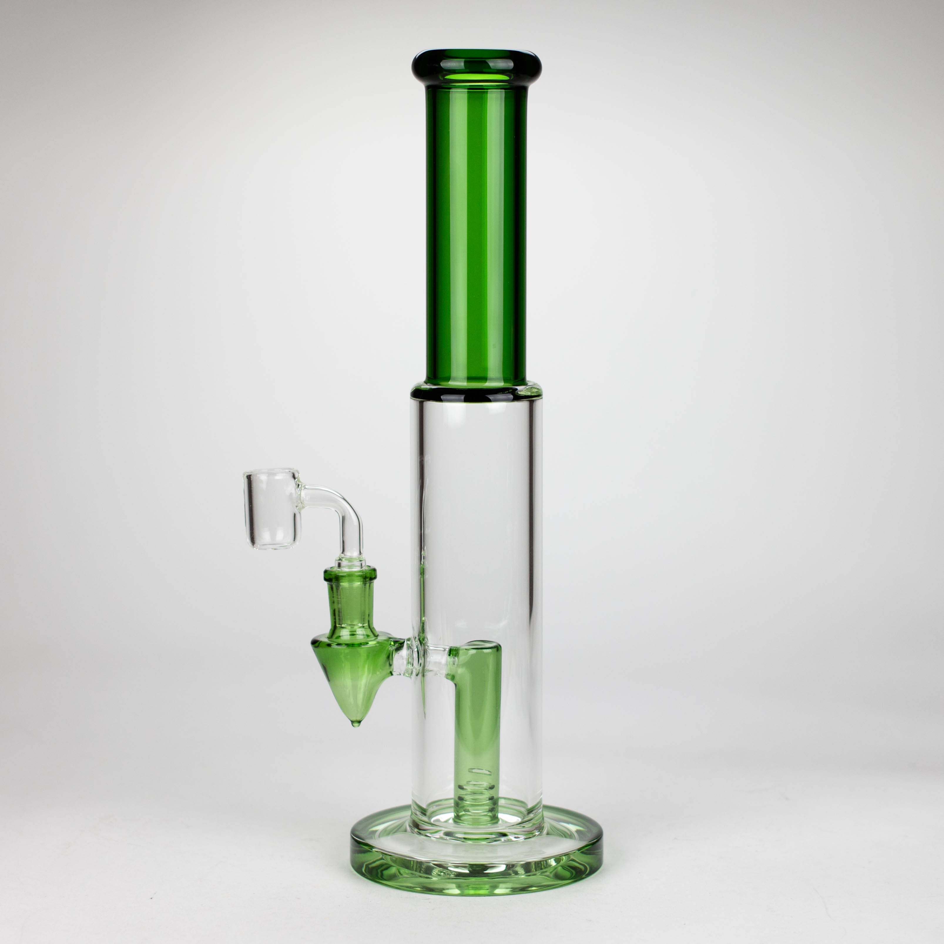 Z12" Color Accented Glass Rig With Banger and Bowl