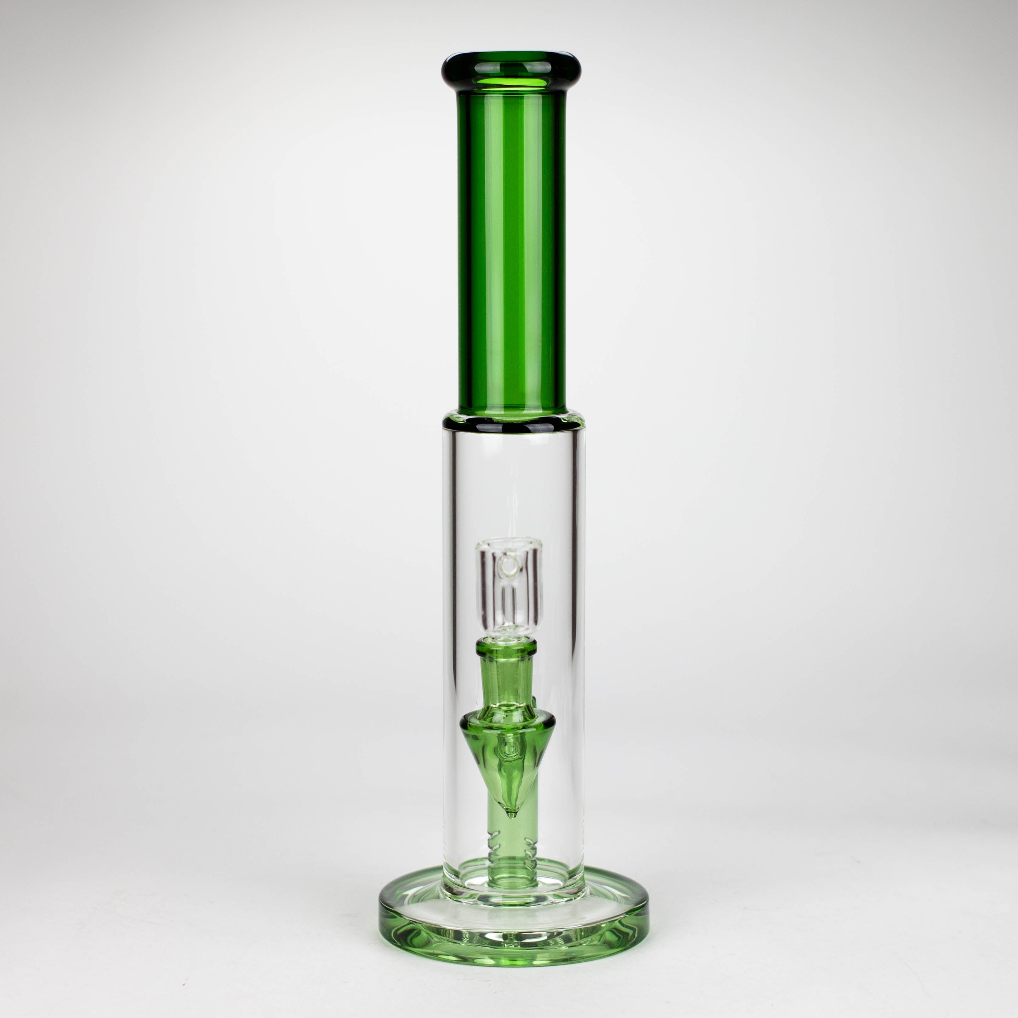 Z12" Color Accented Glass Rig With Banger and Bowl