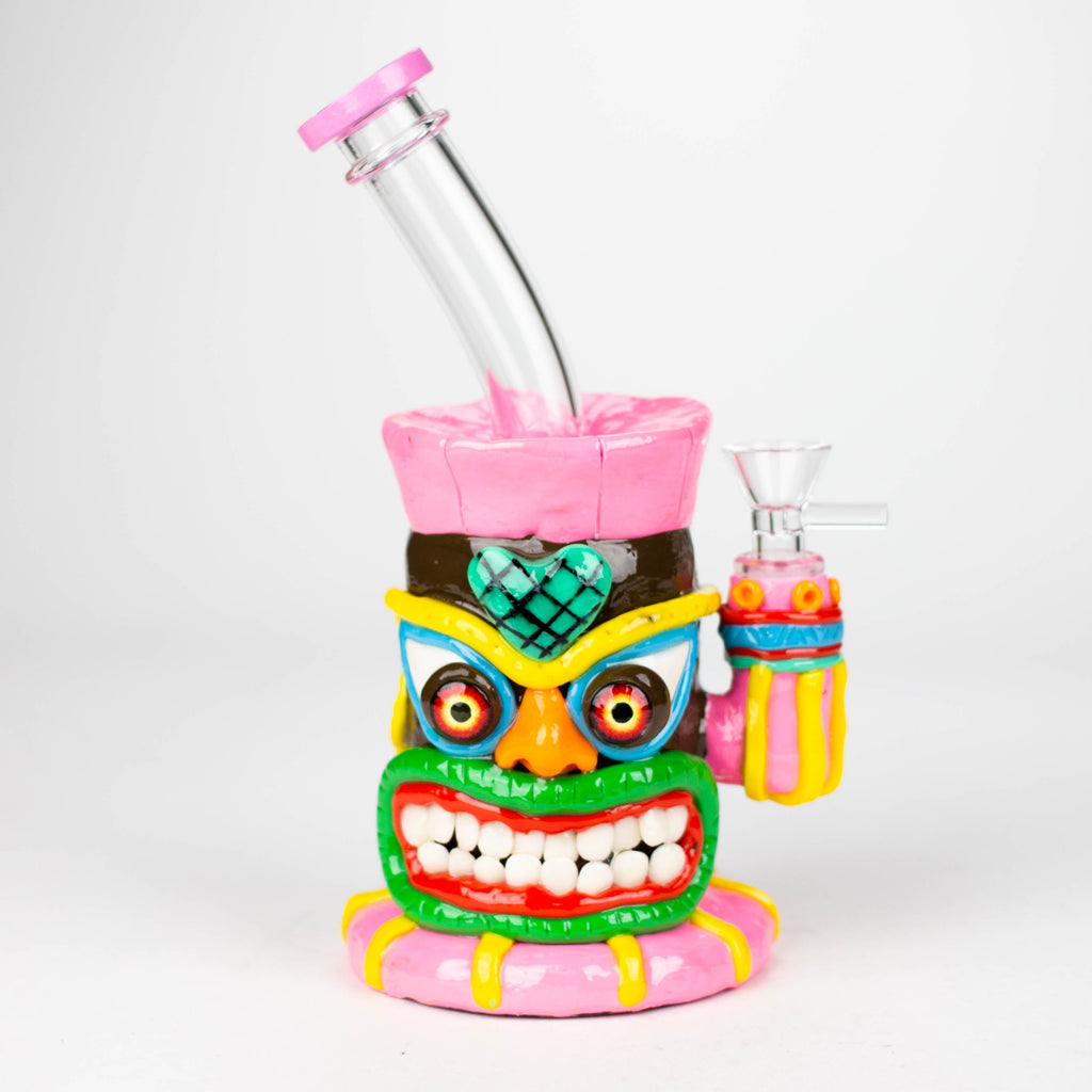 9" Resin 3D Face Mask Rig-Assorted color