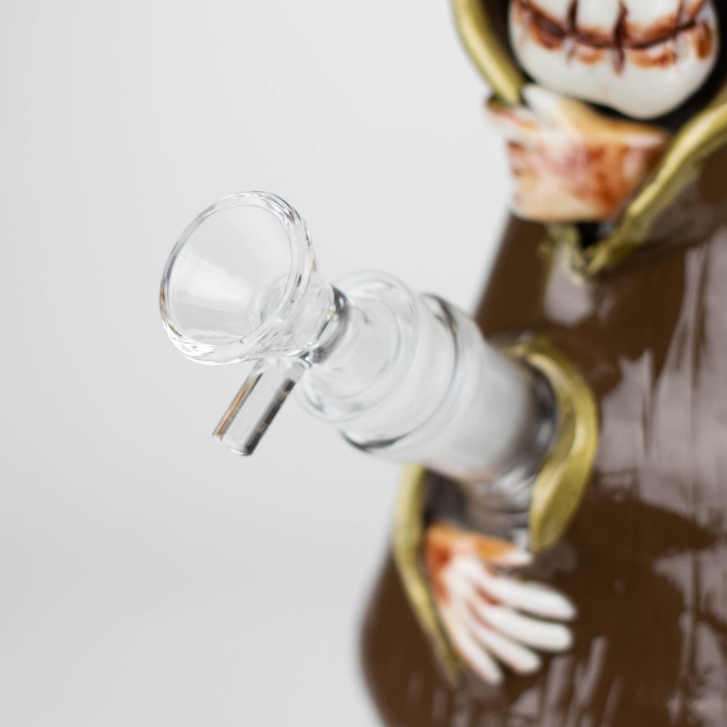 10" Resin 3D artwork Skull glass beaker [DY404]