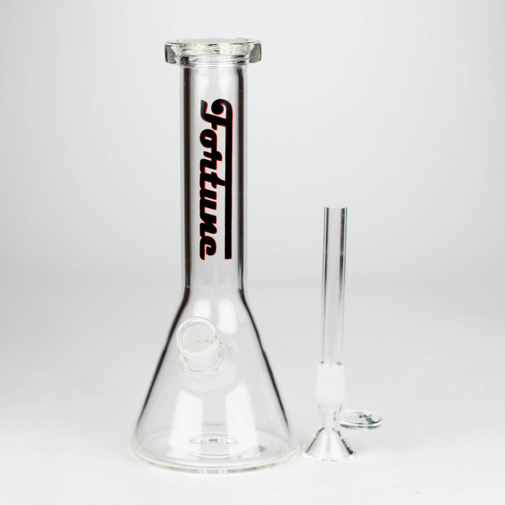 Fortune | 8" 4mm Beaker Glass Bong [8SZN]