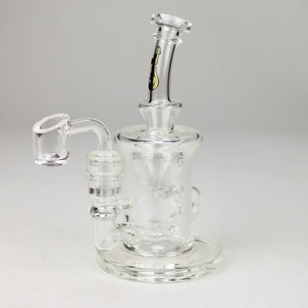 Genie | 6" recycled bubbler with a banger