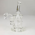Genie | 6" recycled bubbler with a banger