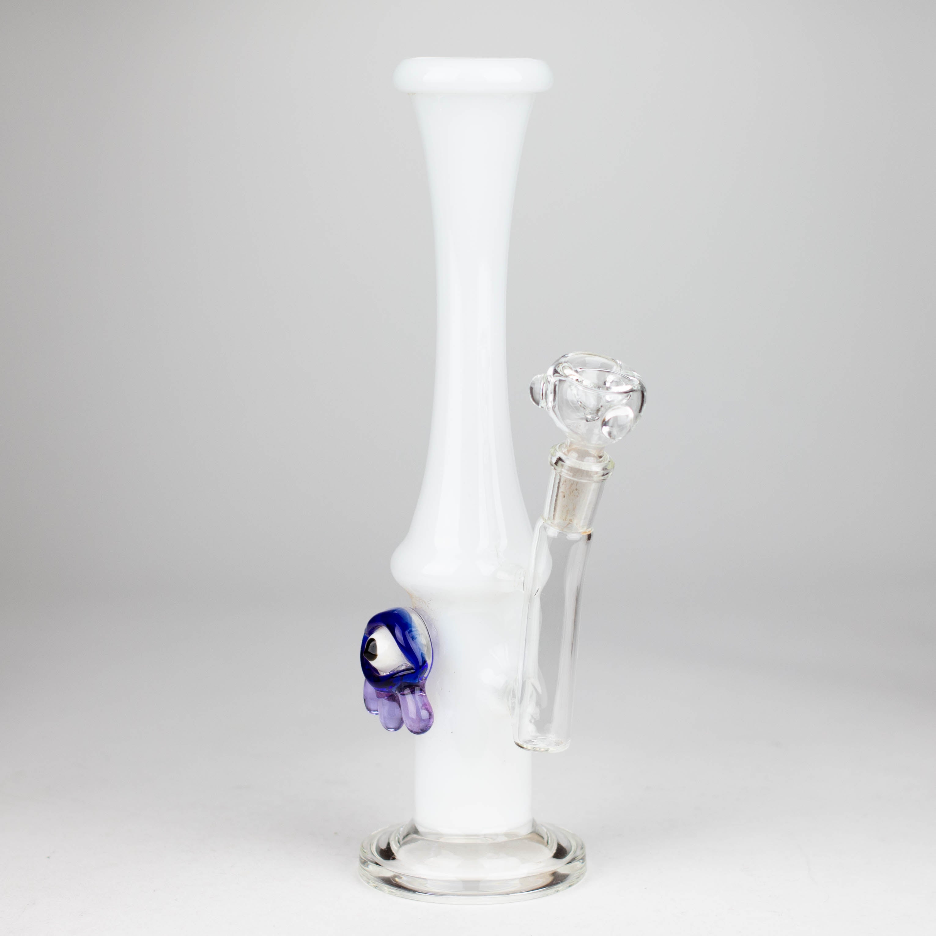 10" Color tube glass bong with eye